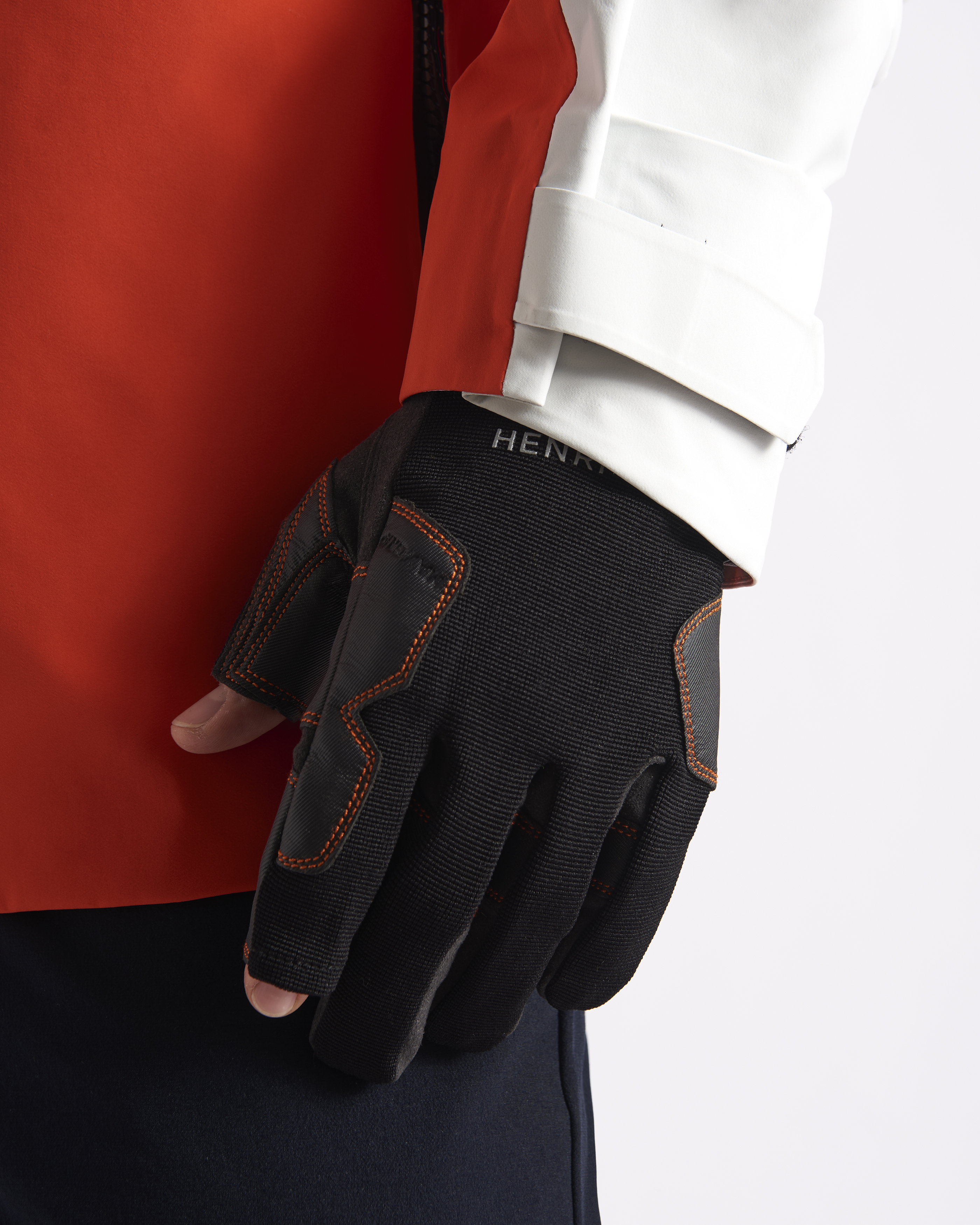 Black 2020 Henri Lloyd Pro Grip Long Finger Sailing Gloves 