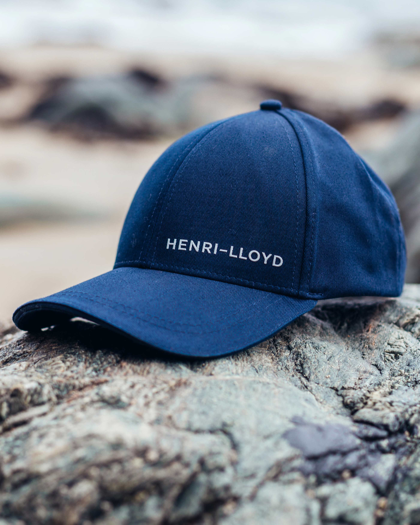 Reflective sandwhich peak Henri Lloyd Freedom Crew Cap Hat Corporate Titanium Unisex Embroidered logo to back 
