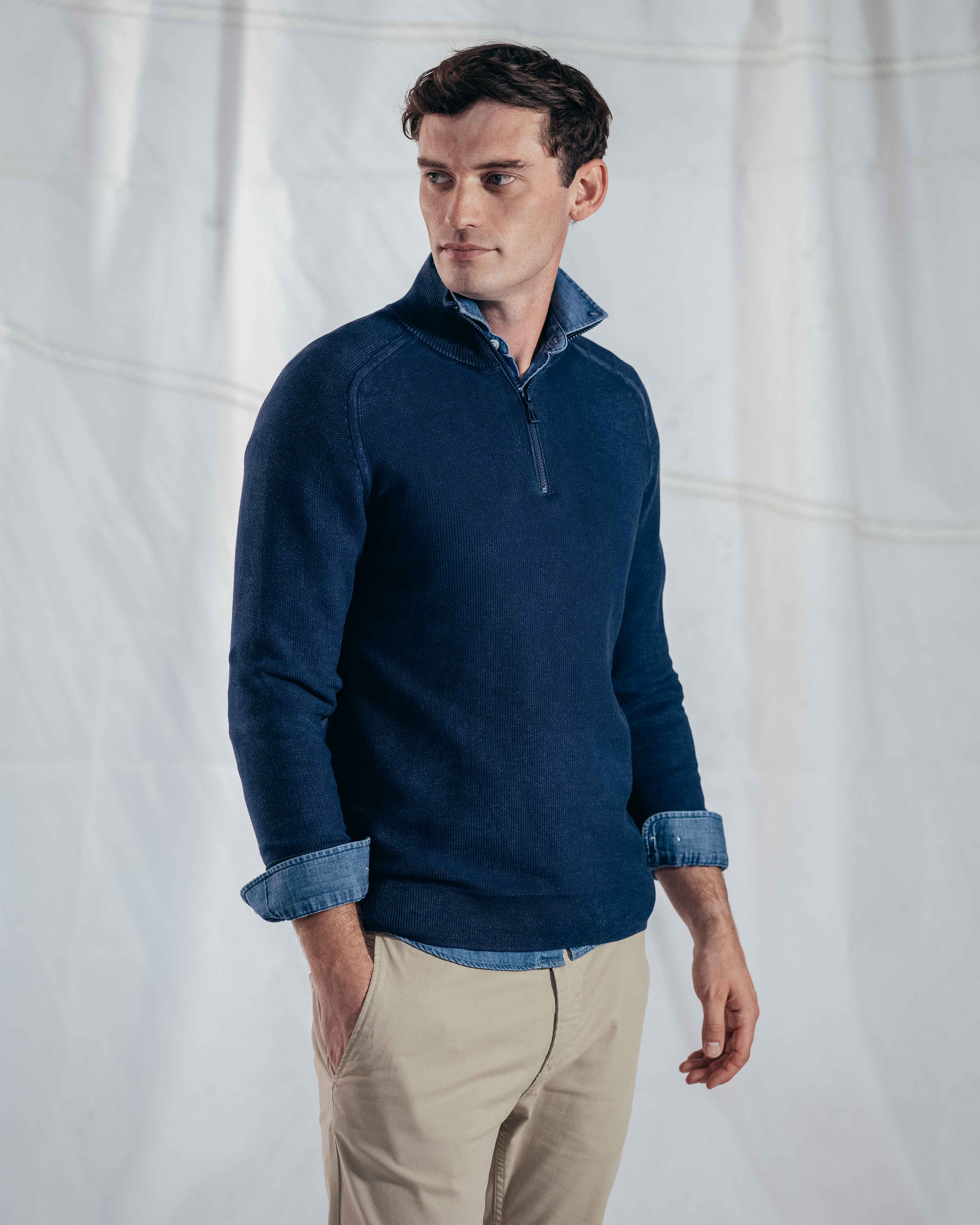 Forth Organic Half Zip Knit Men's